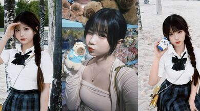 约炮大神 胖爷的奇妙之旅 300斤金主专约极品学生妹 肉丝短裙JK制服气质满分 清纯裸体酒店被猛操！